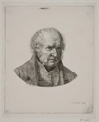Byste av en eldre mann