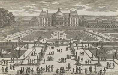 Utsikt over Vaux-Le-Vicomte, 1680-tallet, 1680-tallet.