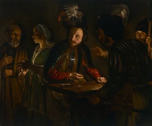 Fornektelsen av St. Peter, ca. 1627 (olje på lerret)