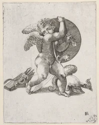 Amor med Mars-våpen, c1547-62.
