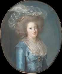 Madame Elisabeth av Frankrike 1764-1794, ca. 1787.