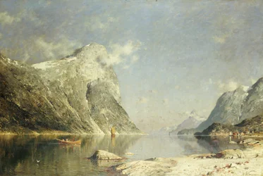 En fjordscene