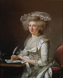 Fransk: Portrait de femme Portrait of a Woman