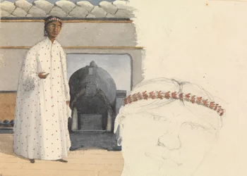 Dronning av Huahine, 30. august 1849 [Selskapsøyene]