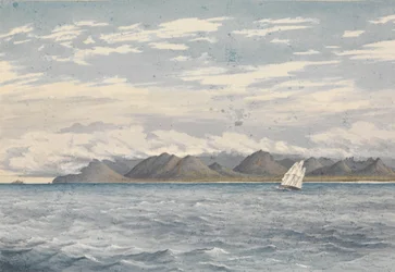 «Woody Point, Vancouvers øy, 8. juli 1851 [Canada]»