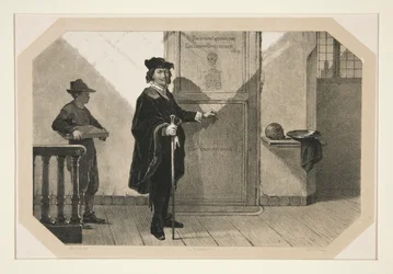 Rembrandt på vei til Dr. Tulps anatomiske leksjon