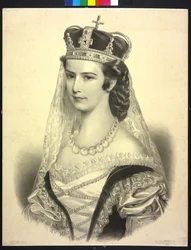 Østerrikes keiserinne Elisabeth (litografi)