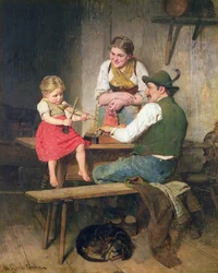 Den lykkelige familien