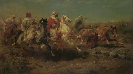 The Attack (olje på lin)
