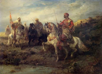 Arabiske krigere til hest