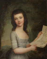 Portrett av Mademoiselle Wittfooth, 1789