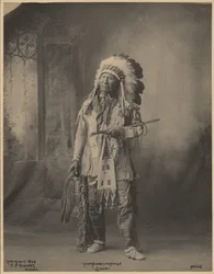 [Amerikansk høvdingshest, av Oceti Sakowin Oyate]
