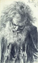 Portrett av en gammel mann, 1884