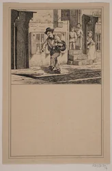 De druknede. Nei. 3. i Chr. Winther og M. Rørbye, "25 bilder for små barn"