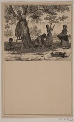 Under epletreet. Nei. 21 i Chr. Winther og M. Rørbye, "25 bilder for små barn"