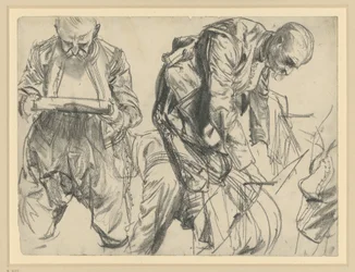 Modell i kurfyrst Johann Georg I av Sachsens praktantrekk i tre visninger, Historisk museum, Dresden
