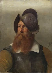 Figurstudie til Christian IVs grunnleggelse av Christiania