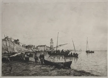 Retur av fiskebåtene ved Collioure, nær den spanske grensen