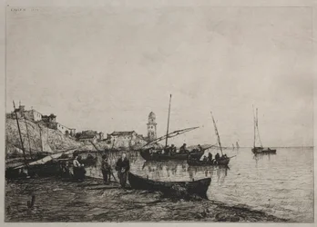 Retur av fiskebåtene ved Collioure, nær den spanske grensen, 1878.