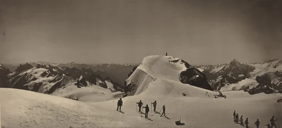 Toppen av Mont Titlis, Sveits