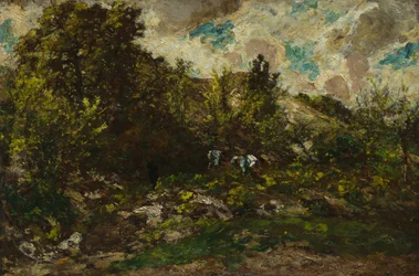 Høst, ca. 1867–69 (olje på trepanel)
