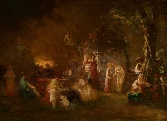 Country Party, ca. 1844-86 (olje på lerret)
