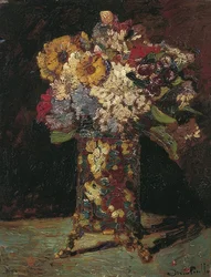 Stilleben med blomster. 1875