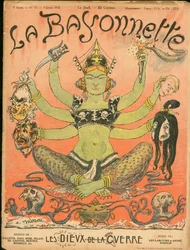 Cover av "" La Baionnette"", Satirical en Colors