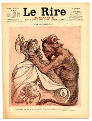 Cover av "" The Red Laughter", Satirical en Couleurs