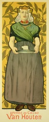 Reproduksjon av en reklameplakat for ’Van Houten Cocoa’, 1893