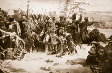 Marshal Ney støtter den franske bakvakten