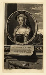 Catherine Howard (1528-1542) (gravering)