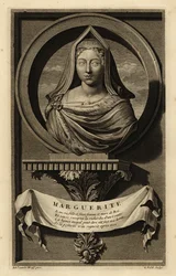 Margaret Tudor (1489-1541) (gravering)