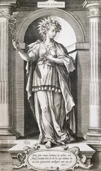 Allegory of the Sciences, av Adriaen Collaert (ca 1560-1618).