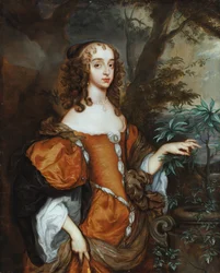 Portrett av Mary, prinsesse Royal og prinsesse av Orange (olje på lerret)