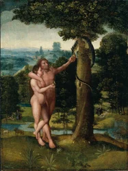 Adam og Eva, ca. 1520 (olje på eik)