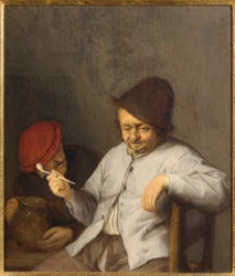 The Smoker and the Drinker, ca. 1650