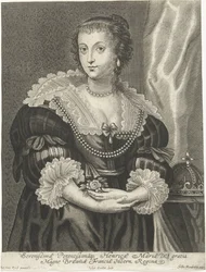 Portrett av Henrietta Maria, kone til Charles I av England