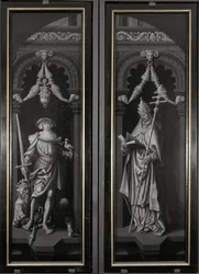 Triptych of Saint Pancrazio, lukkede paneler (olje på tre