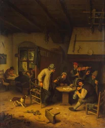 Bønder i en taverna