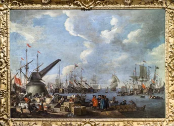 Utsikt over en havn