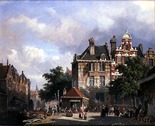 En nederlandsk gatescene