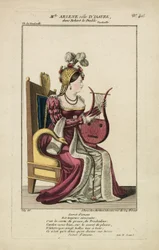 Frøken Arsène i rollen som Isaure, Paris 1812 (trykk)