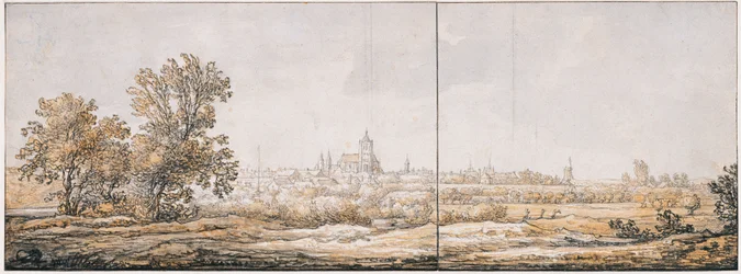 Utsikt over Arnhem fra sør, ca. 1645