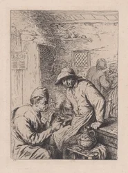 The Smokers, etter Ostade, 1800-tallet.