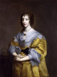 Portrett av Henrietta Maria de Bourbon, dronning av England (1609–1669)