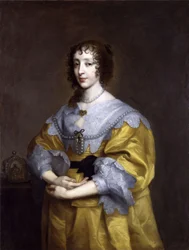 Portrett av Henrietta Maria de Bourbon, dronning av England (1609–1669)