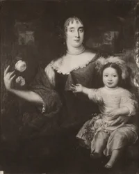 Dobbeltportrett av Maria van Berckel (1631-1796) og hennes datter