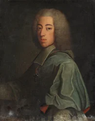 Norsk: Portrett av Johann Theodor (1703–1763), sønn av kurfyrst Max Emanuel av Bayern Johann Theodor av Bayern, sønn av Maximilian II Emanuel