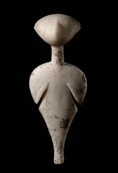 Statuette of a Woman: "The Stargazer", ca. 3000 f.Kr. (marmor)
